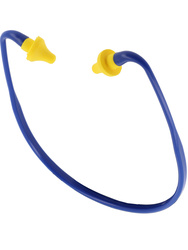 Bouchons d'oreille en polyuréthane avecarceau. SNR: 27dB.
