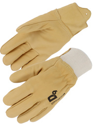 Guanto in pelle bovina idrorepellente. Completamente foderato in Kevlar®