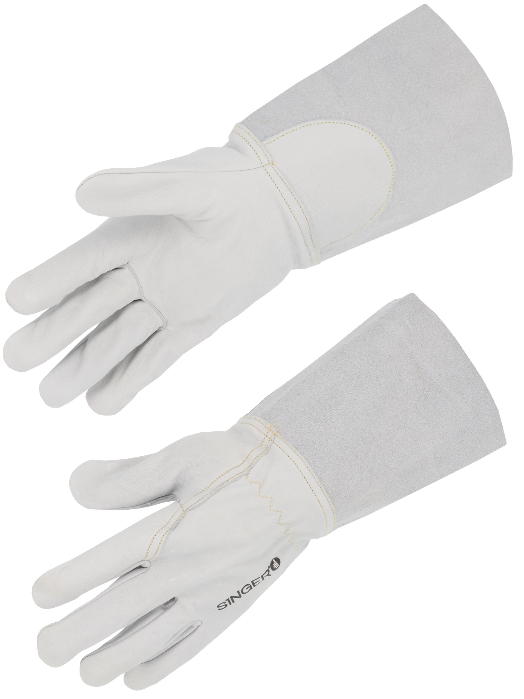 SPI Santé Sécurité  Gants de travail d'hiver en cuir et coton résistants  aux coupures avec manchette de 4 Kosto MKVH45XL