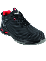 Chaussure basse de sécurité. Tige: tissage renforcé (polyester), armature TPU