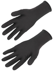 Nitril-Handschuhe. Einweggebrauch. AQL 1,5. Spenderbox mit 100 Handschuhen.