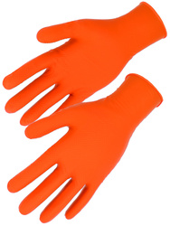 Wegwerp nitril handschoen AQL 1.5. Verpakking 100 stuk. Buitenafwerking:gewafeld