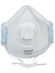 Komfort-Halbmaske mit Ventil. FFP2 NR D.Packung mit 10 Stück.