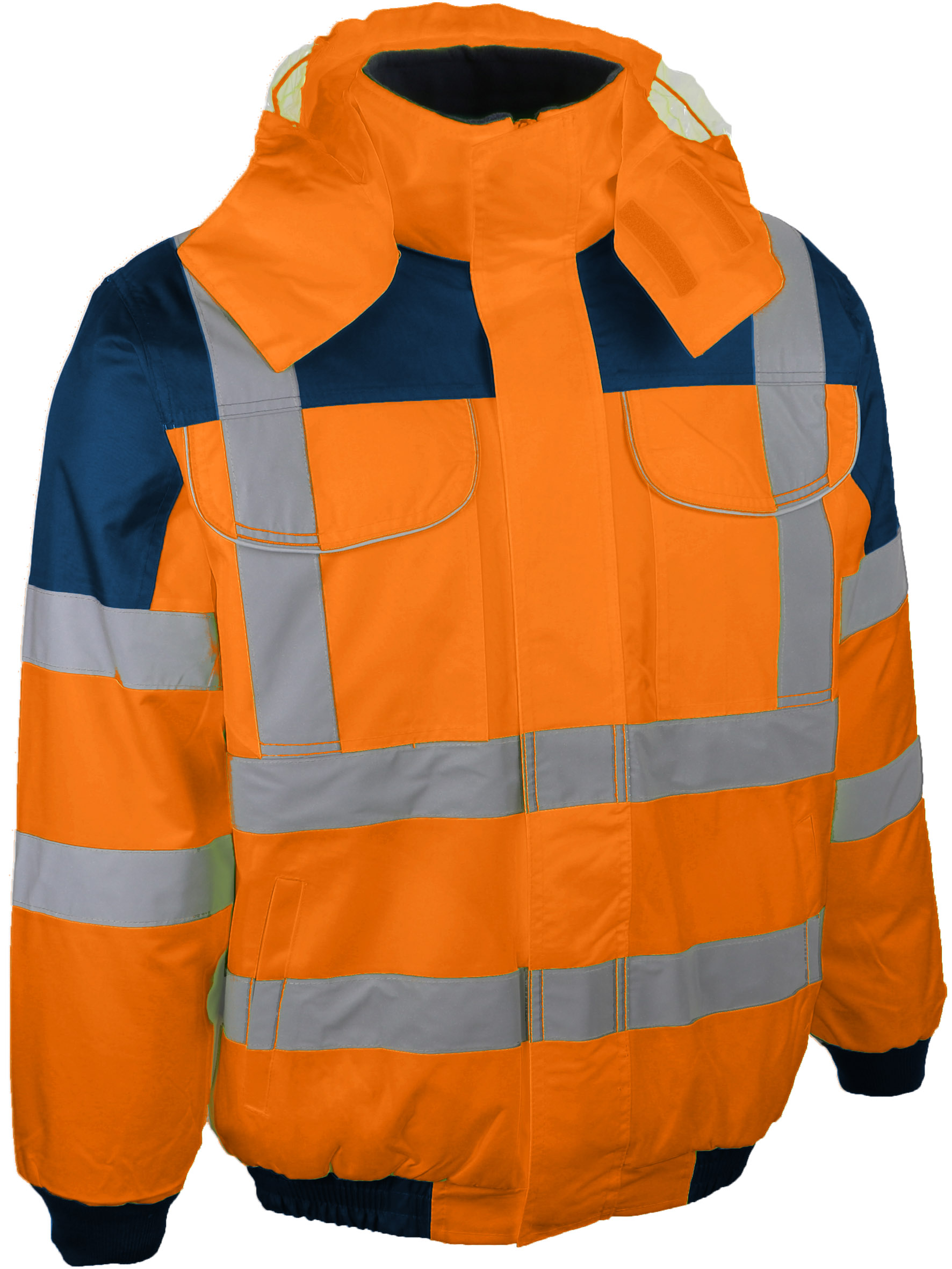 Gants hv orange avec doublure thermique anti-froid