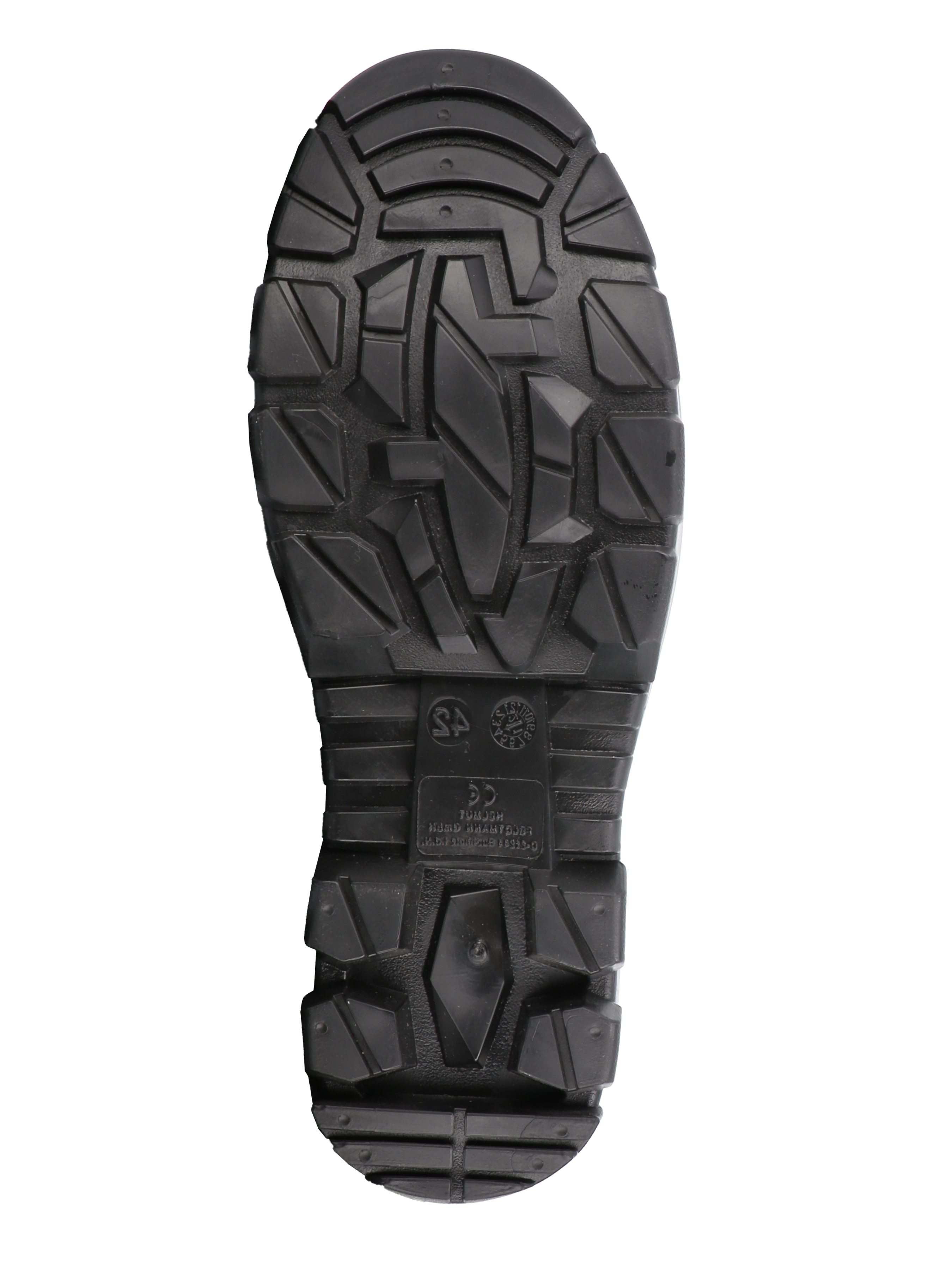 Item Winter safety boots. PVC/nitrile upper.Polyester fur.