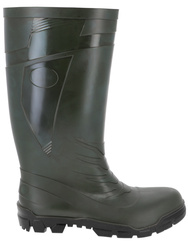 Zielone buty z PVC/nitrylu. Niemagnetyczne