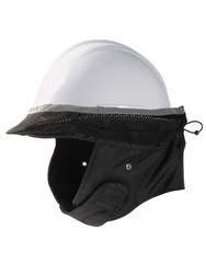 Cap against cold for industrial helmets.