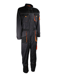 Two zips work coverall. 65% polyester /35% cotton. 245 gsm.