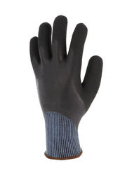 Seamless knitted glove. Double latex coating. Acrylic lined