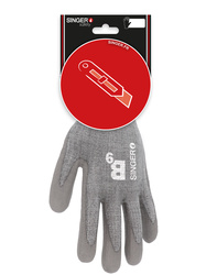 Odporność na przecięcie B. Włókna PHDE. Część chwytna pokryta pianką po