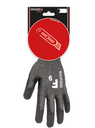 Rękawice PEHD. Odporność na przecięcie F. Powlekane PU.