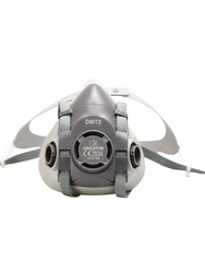 TPR respiratory half-mask. Designed to fit two bayonet filters