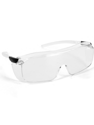 Surlunettes de protection. 100% polycarbonate incolore, monobloc