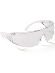 Besucherbrille. 100 % Polycarbonat. Farblos.