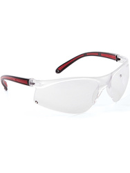 Occhiali di protezione a stanghetta. Lente in policarbonato incolore