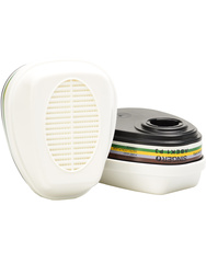 Kombinierter Bajonettfilter ABEK1P3 fürDMS2, DMT2 und MP602. Das Paar