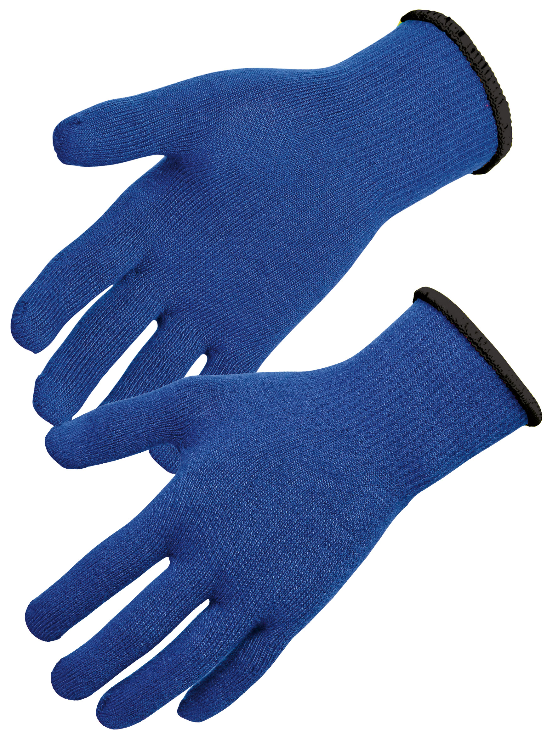 GANTS DE MANUTENTION TRICOTÉ À FILS BIMATIÈRE POIGNET TRICOT DE