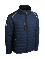 Veste bi-matière chaude polyamide & ripstop, 4% elasthanne