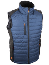 Gilet chaud et confortable softshell & polyamide ripstop; nombreuses poches