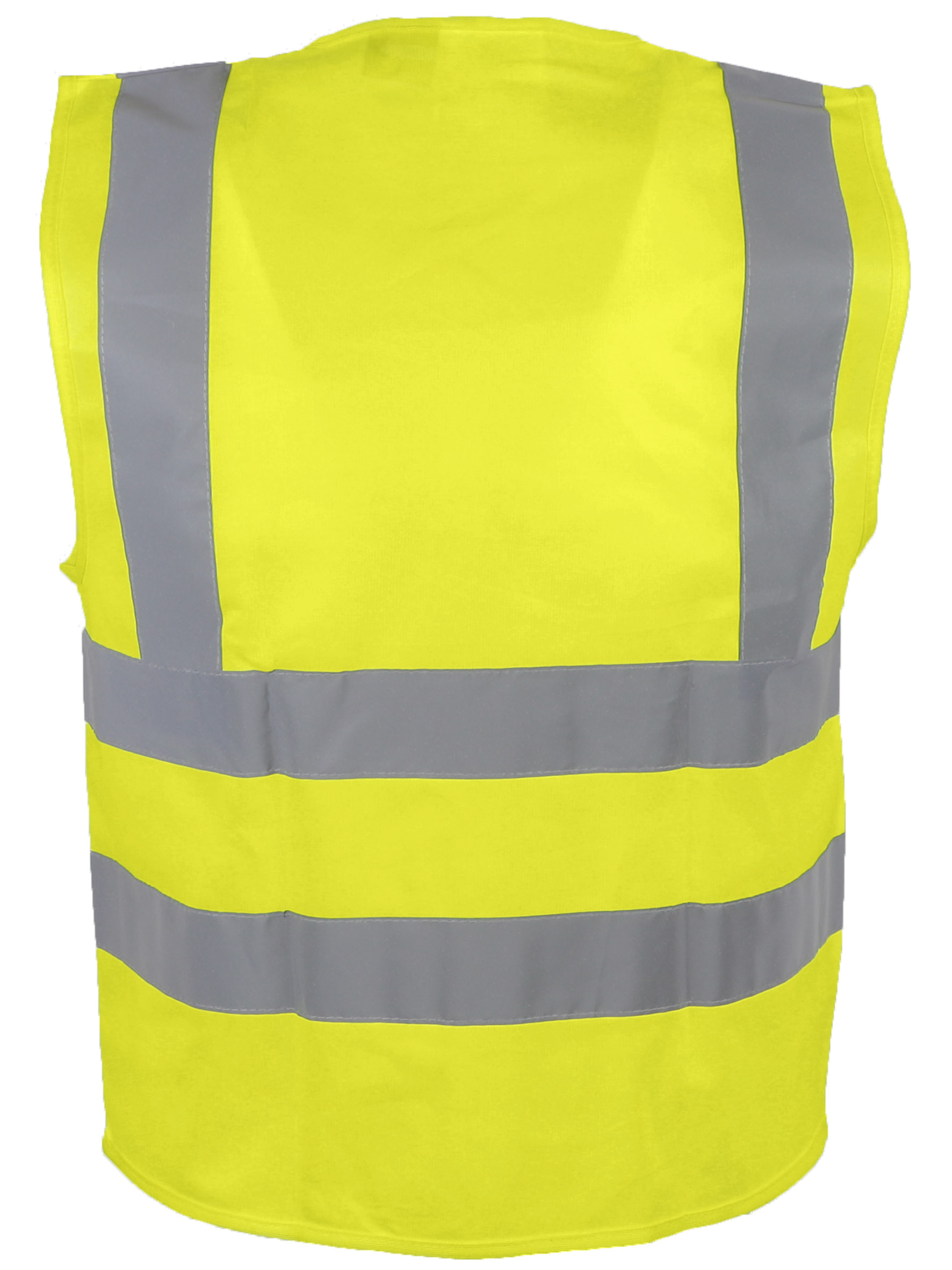 Lot De 8 Gilets Haute Visibilité Enfants - Taille Unique 3-12 Ans, Jaune Fluorescent, Bandes Réfléchissantes
