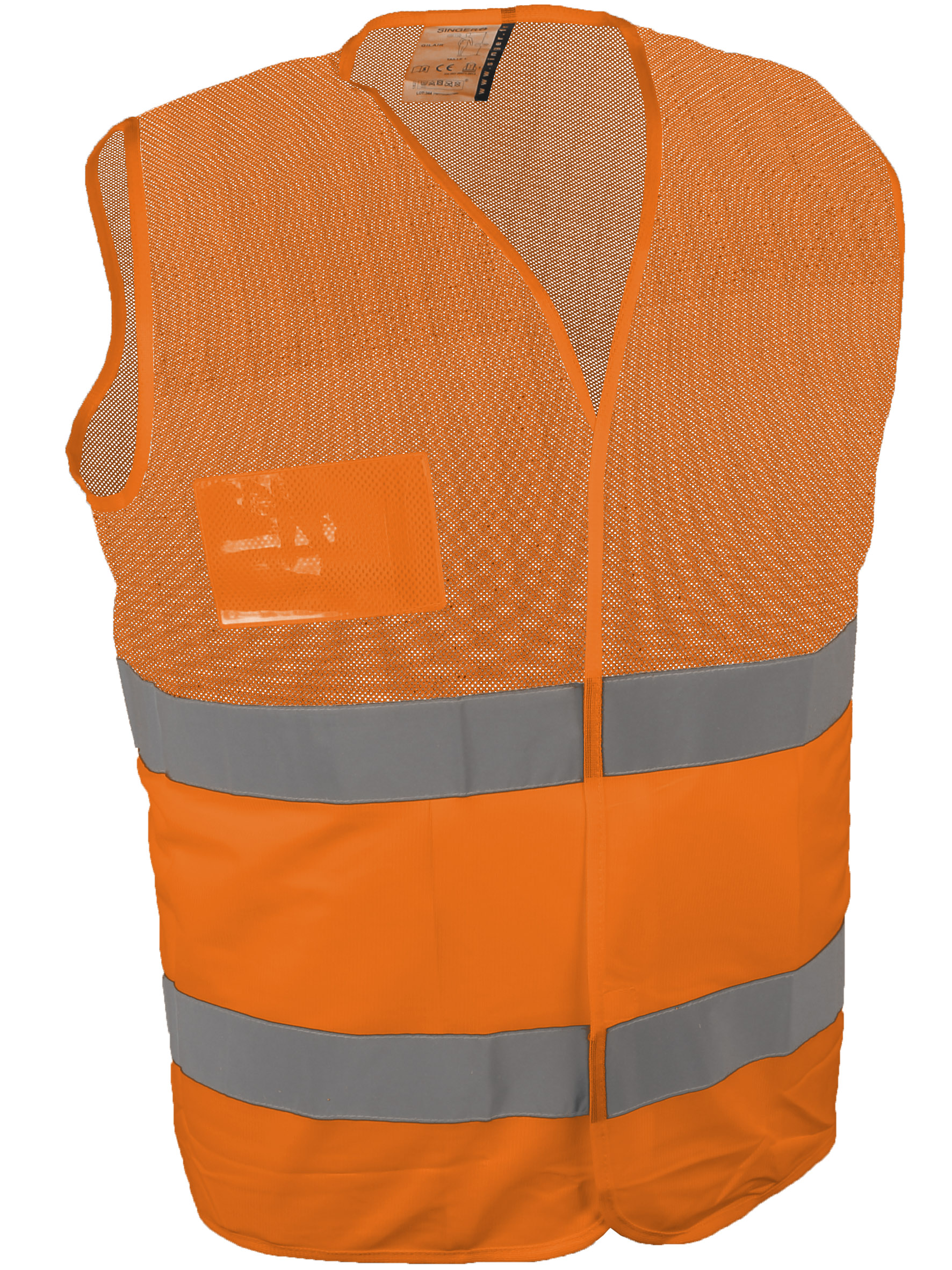 Item High visibility waistcoat. Ventilated (mesh fabric)