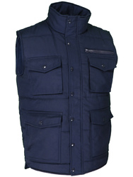 Gilet multitasche in poliestere / cotone. Imbottitura in poliestere  (260 gr/m²)