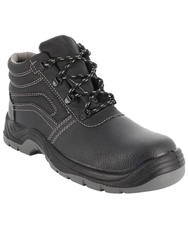 S1P SRC. High cut safety shoe. Pigmentedleather