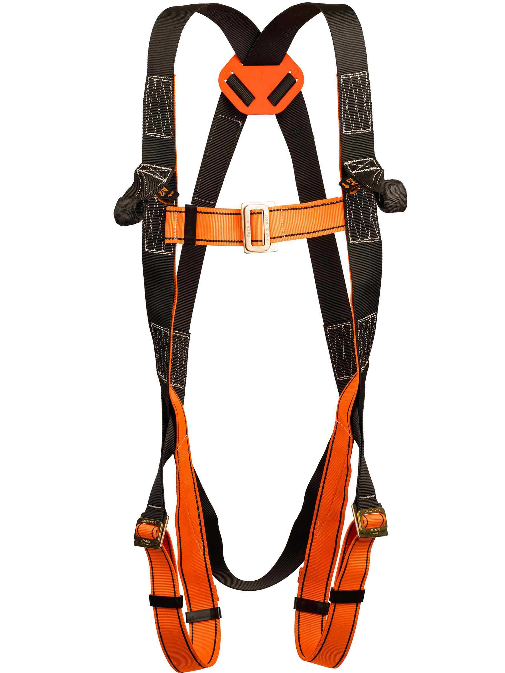 Item Full body harness. Two attachments. Dorsal and frontal. Adjustable  thigh straps.