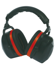 Comfortable foldable ear-muff. SNR: 33 dB.