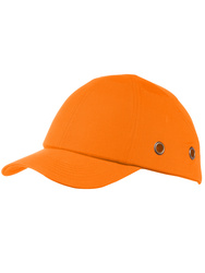 Casquette anti-heurt. Coque ABS. Orangehaute-visibilité