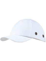 Bump cap. ABS shell. White colour
