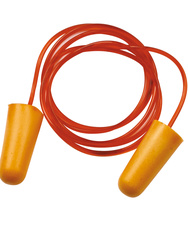 Corded PU orange ear-plug. SNR: 34dB.