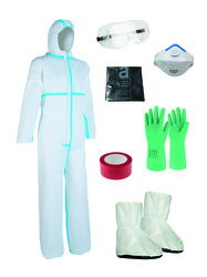 Asbestos kit. Ready for use. Disposable.