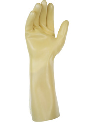 Latex-Handschuhe für Elektriker. Verwendungsspannung 500 V. Getestet bei 2500 V