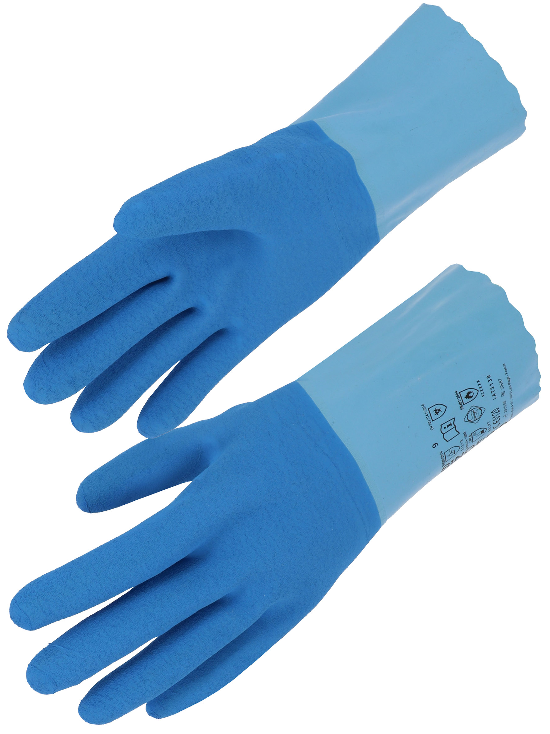 Gant en coton protection sueur pour mettre sous les gants en latex