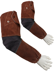 Manguito de protección. cuero serraje. Codo en tela ignífuga Proban®