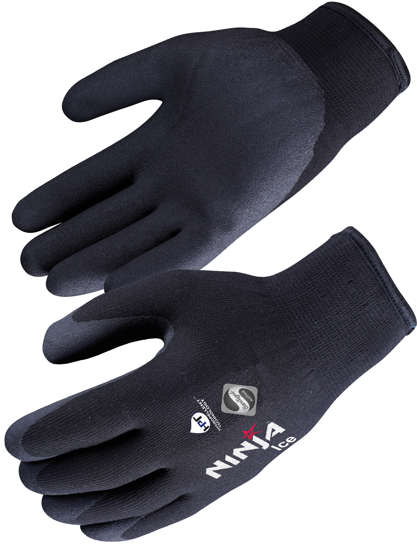 SPI Santé Sécurité  Gants de travail d'hiver en nylon enduits de HPT  trempé au 3/4 MRC Safety Ninja® Ice