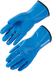 300 mm fully dipped nitrile glove. Polarfleece insulating lining.