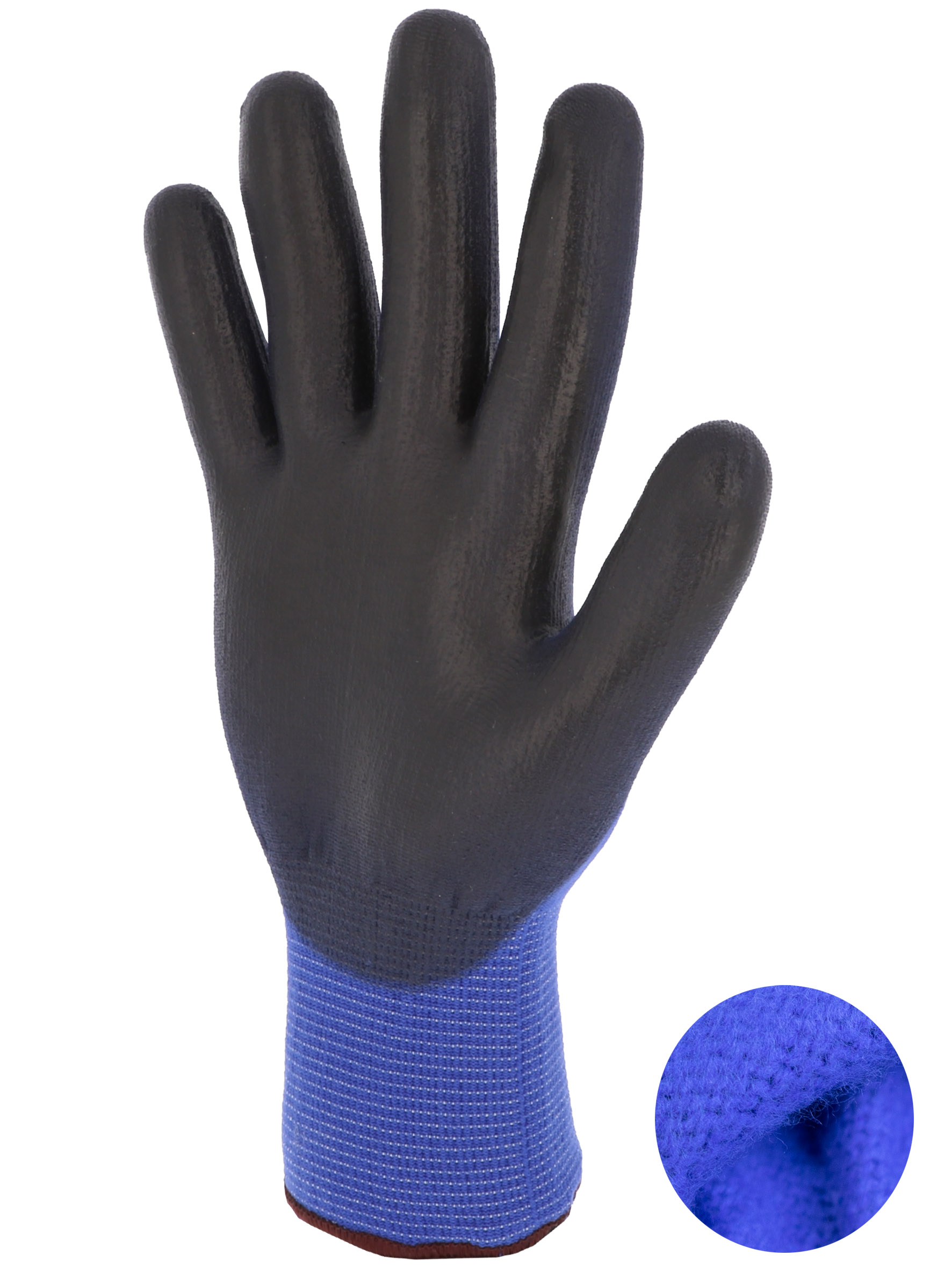 Pour travailler au froid, vous aurez plaisir à enfiler ces gants Doublés en  fourrure acrylique à l'allure chic.