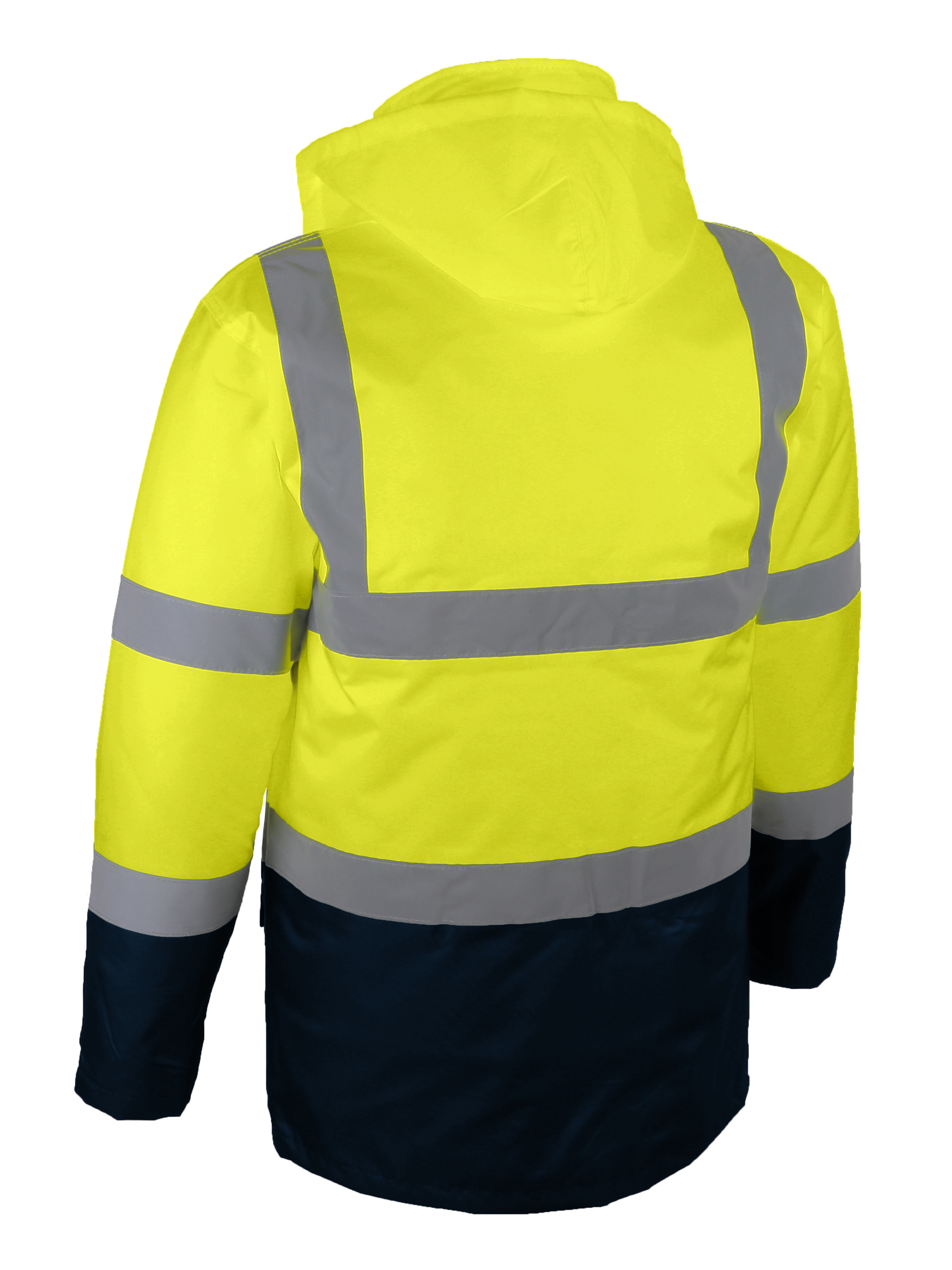 Item Two tone high visibility parka.