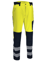 Pantalón de trabajo stretch de alta visibilidad
