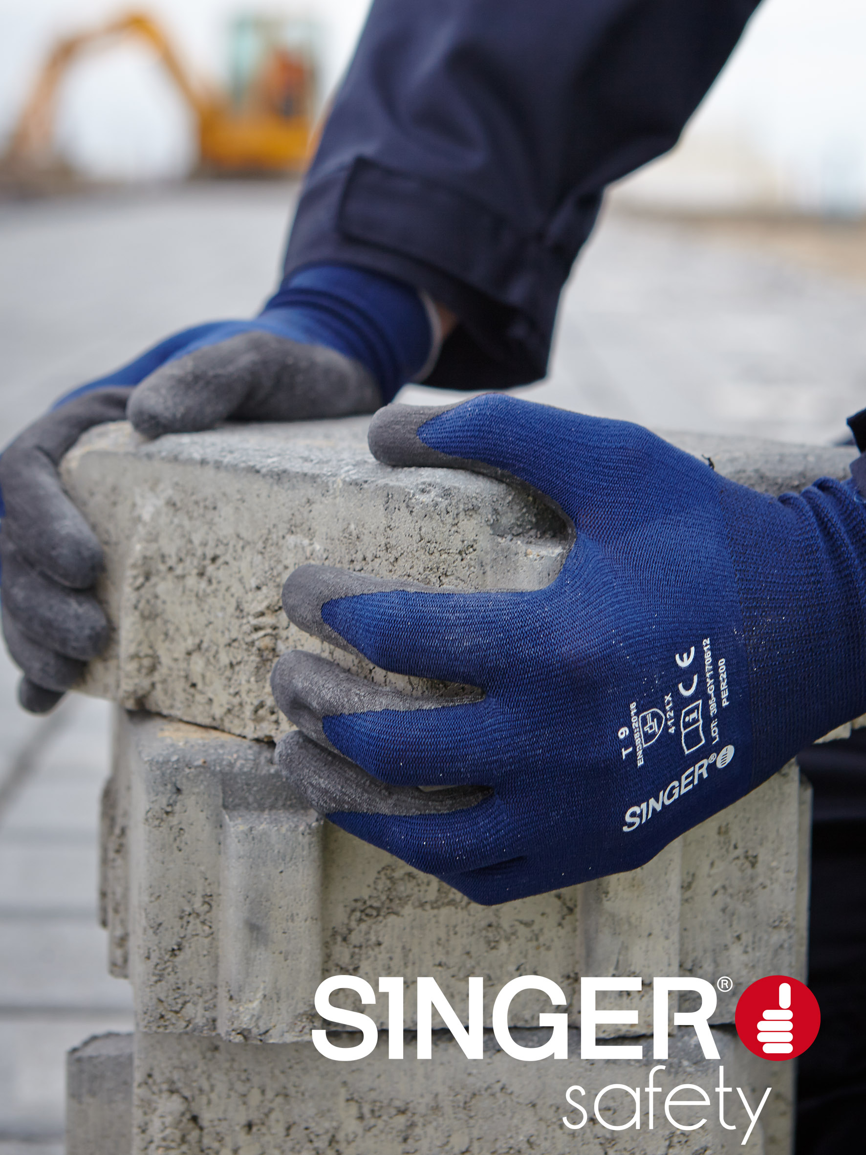 RONCO NE2, Gants D'examen En Nitrile Bleu, Sans Poudre, 4 Mil