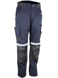 Ripstop work trousers. Cotton polyester/elastane 280 gsm