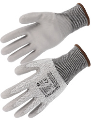 Guanto in HDPE. Taglio D. Palmo rivestito in PU. Calibro 13