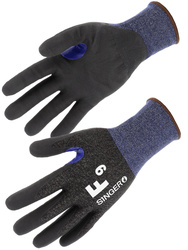 Gant de protection coupure F. Jauge 21.Enduction nitrile micro-mousse