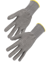 Naadloze, niet gecoate, gebreide handschoenen van synthetisch HDP-garen