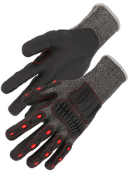 Gant PEHD. Coupure niveau F. Enduction nitrile mousse. Protection chocs
