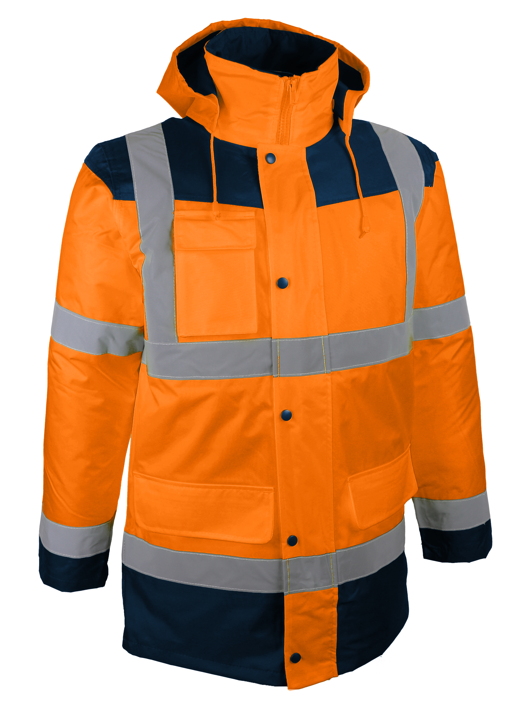 Article - PIAMO - Parka haute visibilité orange 280g 4X1