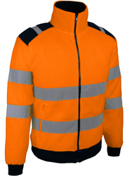 Veste Polaire haute-visibilité. 300 g/m²