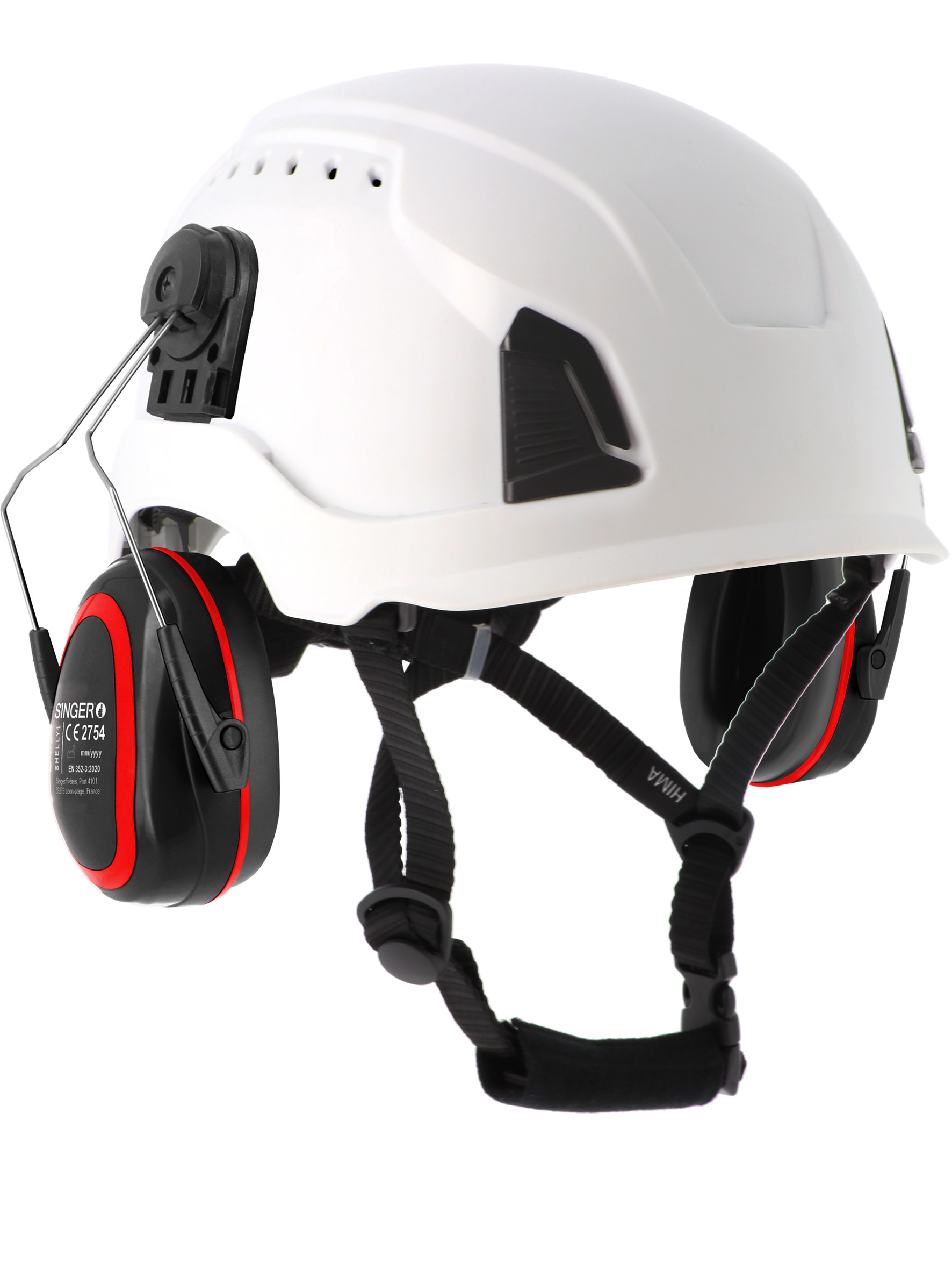 Item Ear-muffs for safety helmet. SNR 24,9 dB